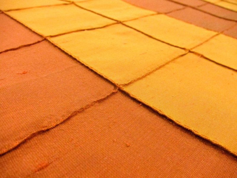 Iridescent Tucked Silk Shantung2