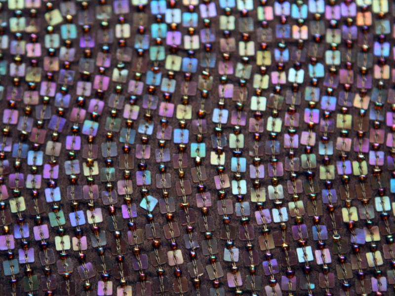 Sequins on Silk Chiffon2