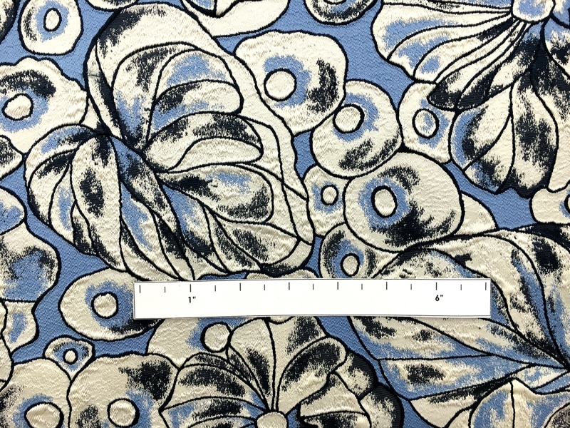 Brocade with Banana Leaves and Large Florals1