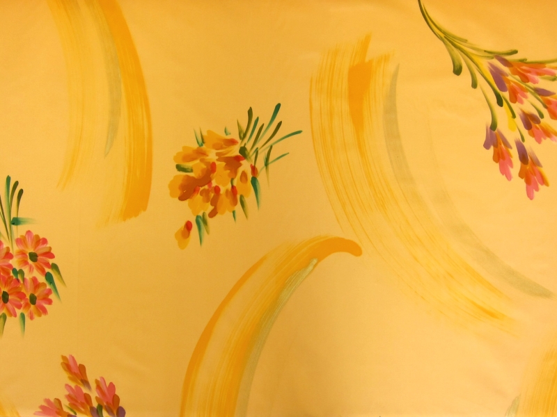 Hand Painted Iridescent Taffeta0