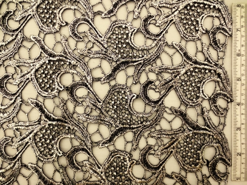 Metallic Guipure Lace0