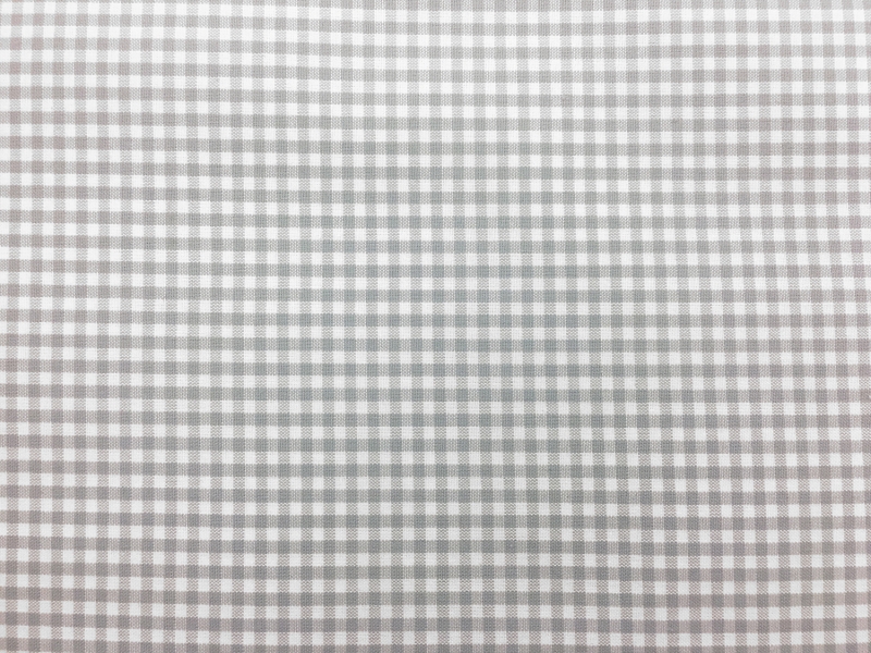 Carolina Cotton Gingham in Platinum0