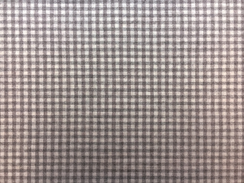 Italian Virgin Wool Stretch Tattersall Plaid Flannel0