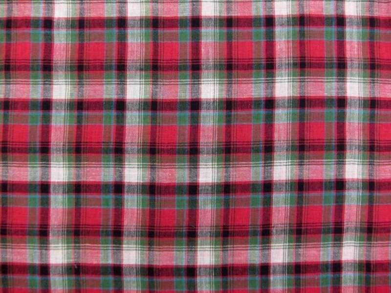 Woven Cotton Plaid0