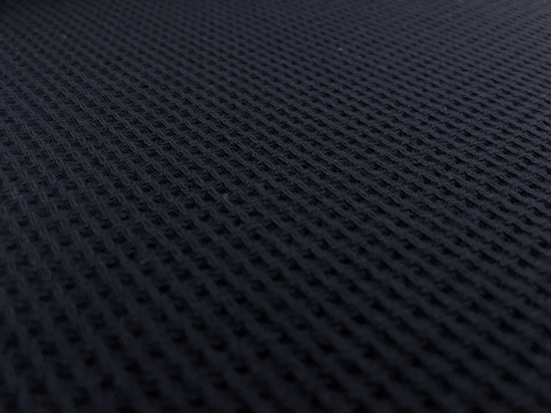 Italian Wool Lycra Waffle Pique2