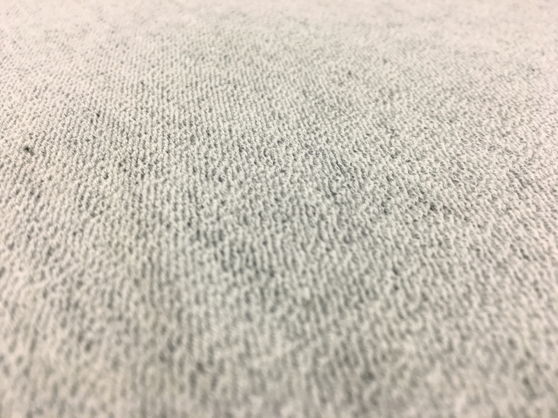 Japanese Cotton French Terry in Medium Heather Grey3