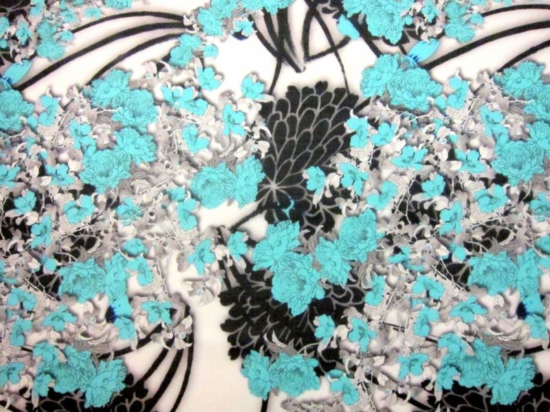 Printed Silk Chiffon0