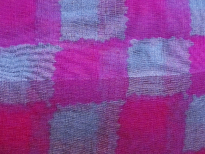 Printed Silk Organza2