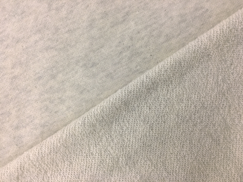 Japanese Cotton French Terry in Heather Cream2