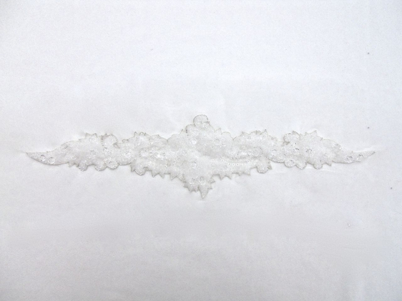 Elsa Clear Beaded Tulle Belt0