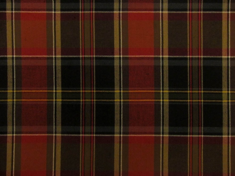 Heavy Woven Cotton Plaid0