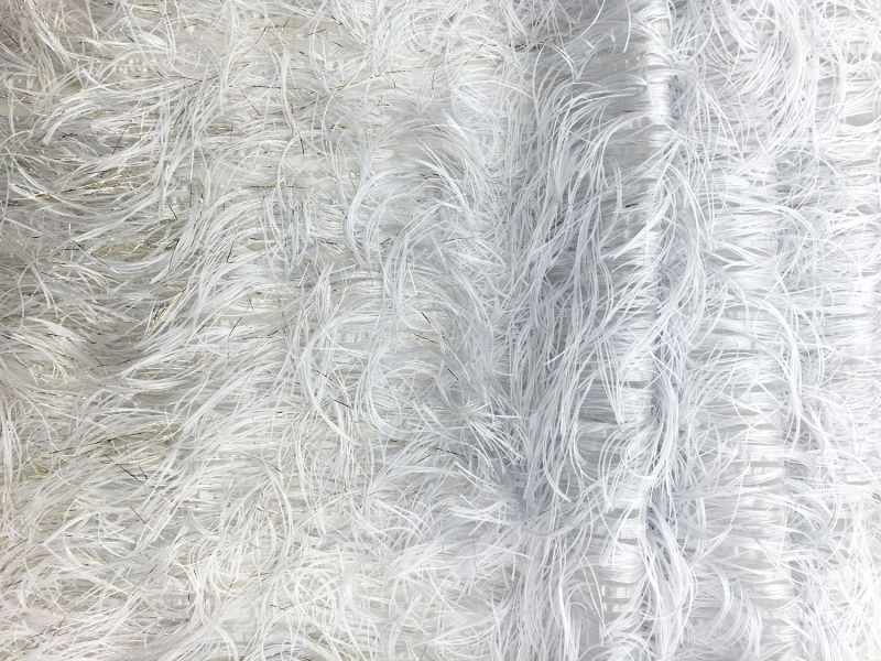 Novelty Eyelash with Lurex Border0