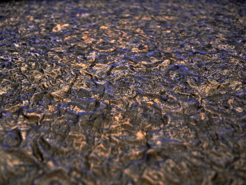 Iridescent Metallic Silk Blend Organza Cloqué2